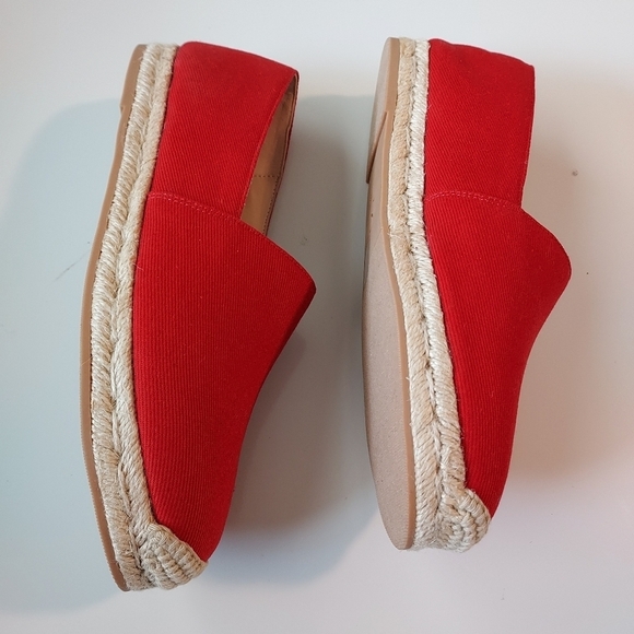 Stuart Weitzman Mykonous Cotton Gabardine Espadrille Slip On shoes - Picture 7 of 9